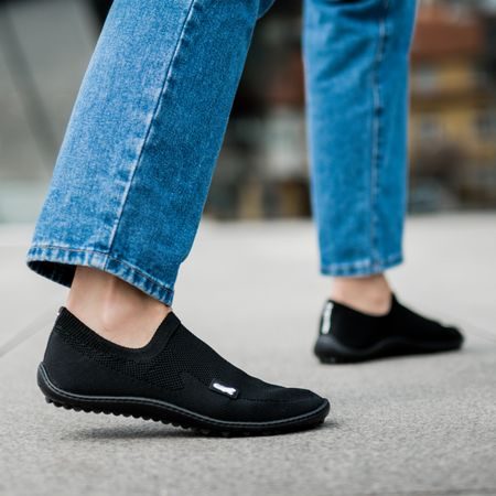 LEGUANO SCORE Black | Barefoot tenisky