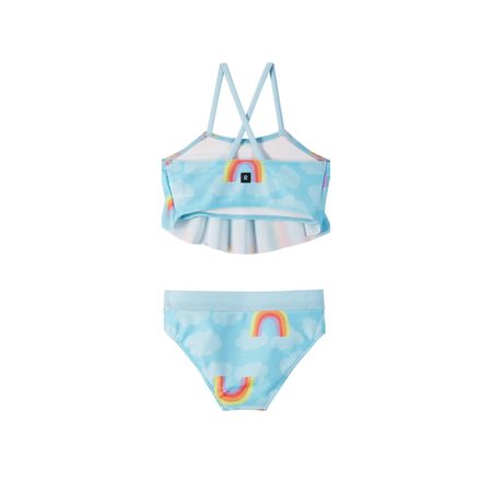 EIMA DÍVČÍ DVOUDÍLNÉ UV PLAVKY AALLOKKO Light turquoise 2