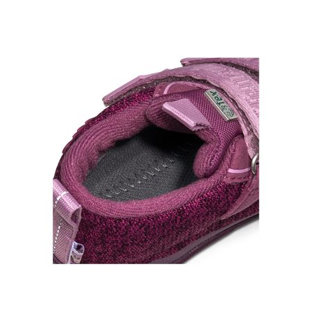 AFFENZAHN LOWBOOT KNIT HAPPY OTTER Berry | Dětské celoroční barefoot boty