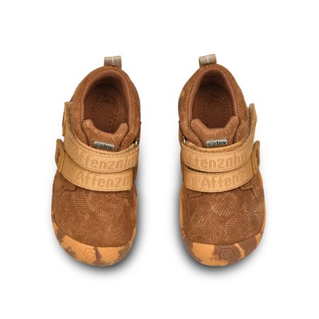 AFFENZAHN PREWALKER LOWBOOT LEATHER TALKY Affenzahn Brown | Dětské první barefoot botičky
