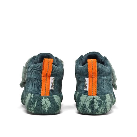AFFENZAHN PREWALKER LOWBOOT LEATHER TALKY Bunny Green | Dětské první barefoot botičky