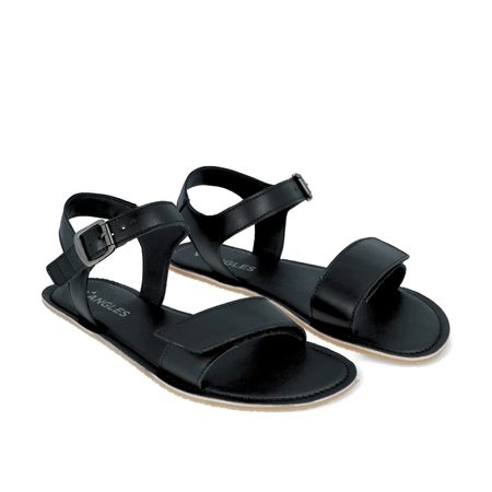 ANGLES HESTIA Black | Dámské barefoot sandály