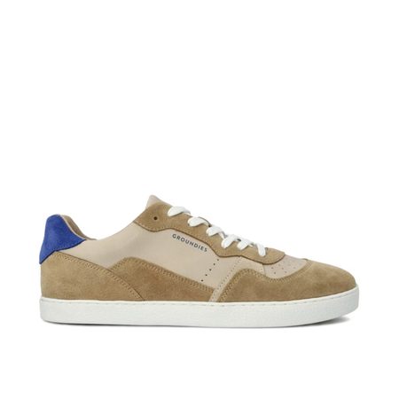 GROUNDIES NOVA GS1 Beige/Indigo Blue | Barefoot tenisky