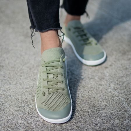 REIMA ASTELU VEGAN Greyish Green | Barefoot tenisky