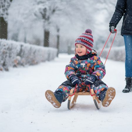 CRAVE BERGEN WINTER 3.0 Blue | Dětské zimní zateplené barefoot boty