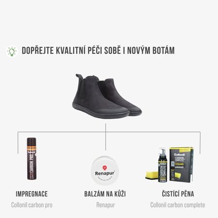 BAŤA CHELSEA WEINBRENNER Černá | Dámské barefoot chelsea boty