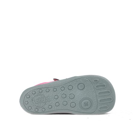 BEDA TENISKY BF 0001/ST/W/OT LILLY Neon Pink | Dětské barefoot tenisky