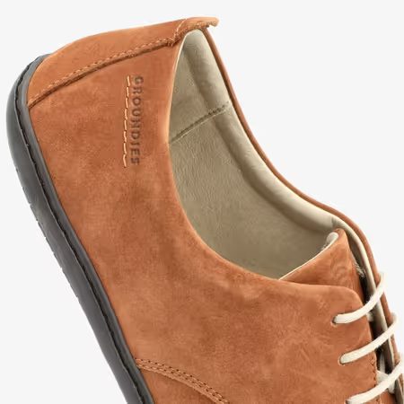 GROUNDIES Palermo Men Barefoot+ Cognac | Barefoot polobotky