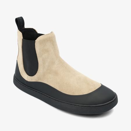 GROUNDIES SIENNA WOMEN Cappuccino Black | Dámské barefoot chelsea boty