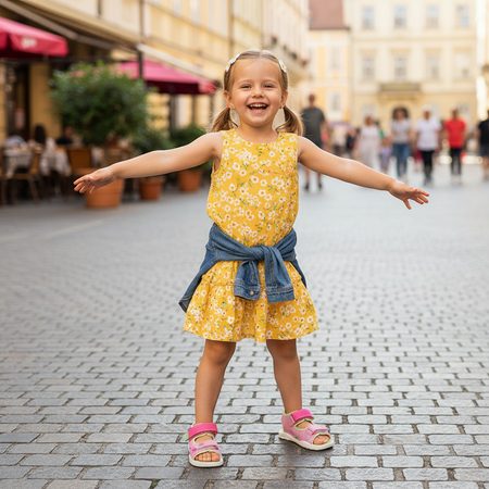 RICOSTA DAISY Mallow | Children's barefoot sandals