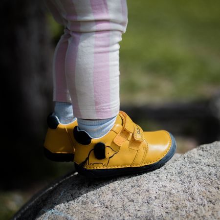 D.D.STEP S070-42919 CELOROČNÍ TENISKY Yellow | Dětské celoroční barefoot boty