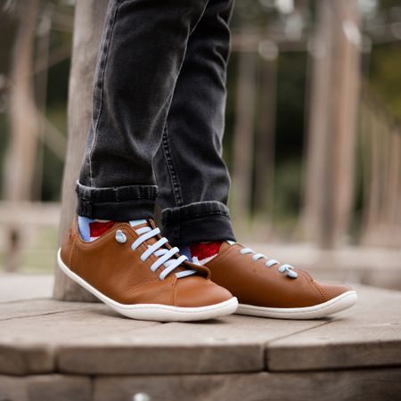 CAMPER PAVITRA TENISKY Cognac/Blue laces 7