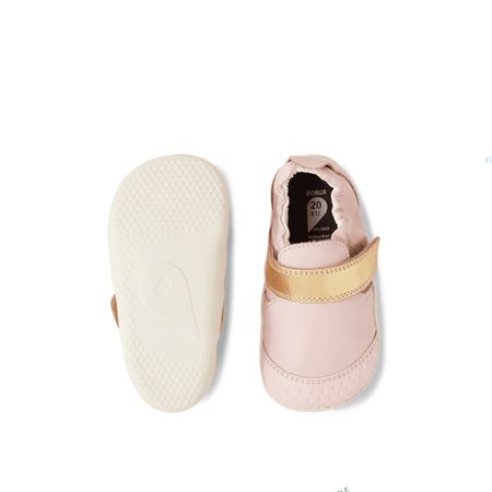 BOBUX XPLORER GO Ballet Pink-Gold | Dětské barefoot tenisky  2