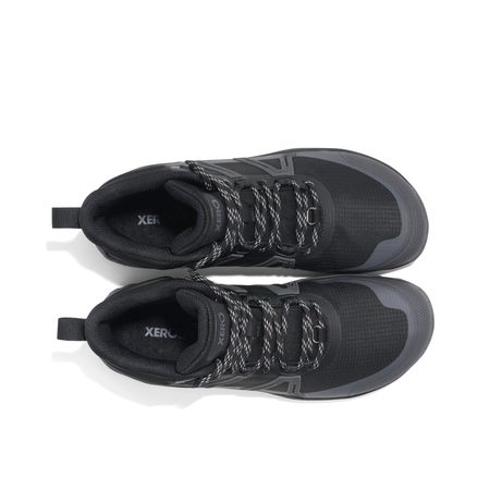 XERO SHOES SCRAMBLER TRAIL MID WP Black / Asphalt | Barefoot outdoorové boty