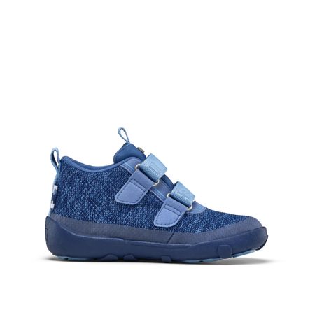 AFFENZAHN LOWBOOT KNIT HAPPY ELEPHANT Blue | Dětské celoroční barefoot boty