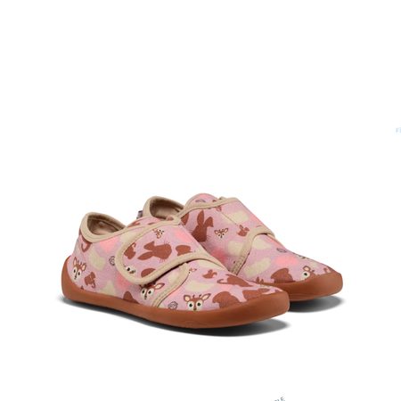 AFFENZAHN SLIPPER COTTON MOVE DEER Pink  2