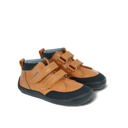 BEDA CELOROČNÍ PLAYFUL Camel | Dětské celoroční barefoot boty