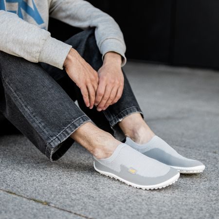 LEGUANO SCORE Grey | Barefoot tenisky