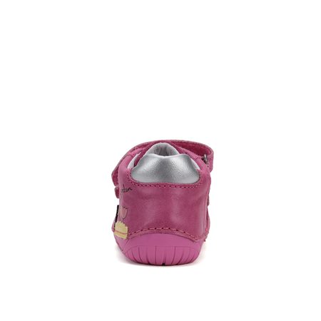 D.D.STEP S070-51253 CELOROČNÍ TENISKY Dark Pink | Dětské barefoot tenisky