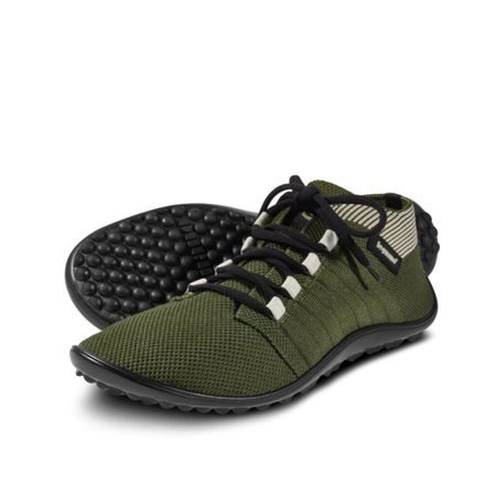 LEGUANO BEAT Olive | Barefoot tenisky