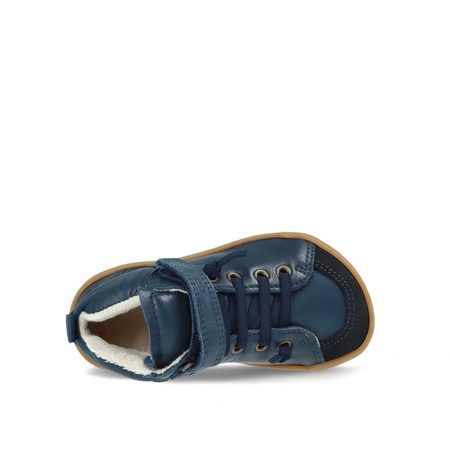 CRAVE BERGEN WINTER 2.0 Blue | Dětské zimní zateplené barefoot boty