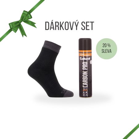 DÁRKOVÝ SET NEPROMOKAVÁ 100% voděodolné ponožky SEALSKINZ WRETHAM a Carbon Pro Impregnace