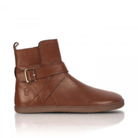 SHAPEN DIVINE Brown | Dámské barefoot kotníkové boty