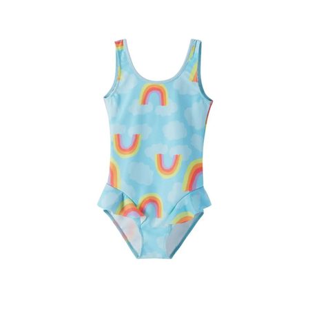REIMA DÍVČÍ JEDNODÍLNÉ PLAVKY KORFU UV Light turquoise 1