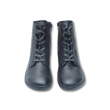 BAŤA ŠNĚROVACÍ KOTNÍKOVÁ OBUV Černá | Dámské barefoot kotníkové boty