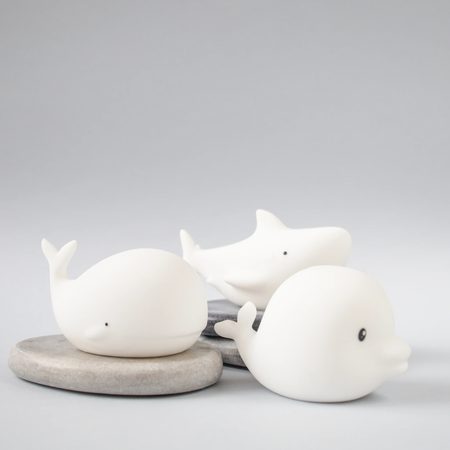 DOTYKOVÁ VODNÍ SVĚTLA 3 ks - Delfín, velryba, žralok