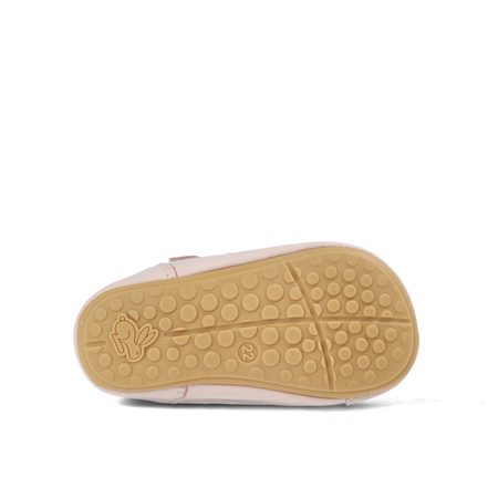 BUNDGAARD PREWALKER STRAP III Old Rose | Dětské první barefoot botičky