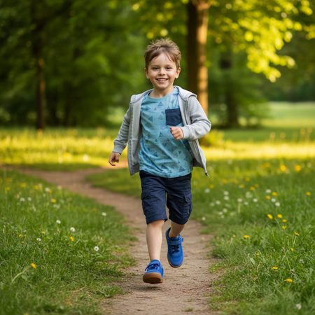 CRAVE CUPERTINO JUNIOR Blue | Dětské barefoot tenisky