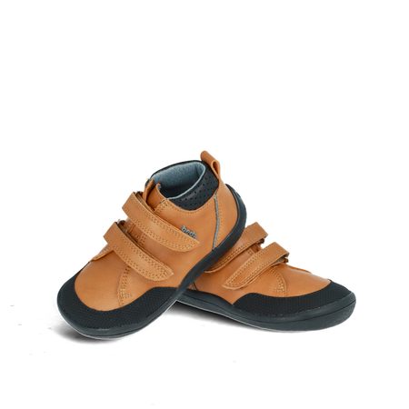 BEDA CELOROČNÍ PLAYFUL Camel | Dětské celoroční barefoot boty