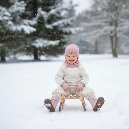 BUNDGAARD BASIL Old Rose Glitter | Dětské zimní zateplené barefoot boty