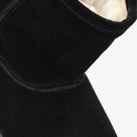 GROUNDIES COZY BOOT 2.0 Černé | Dámské zimní zateplené barefoot boty