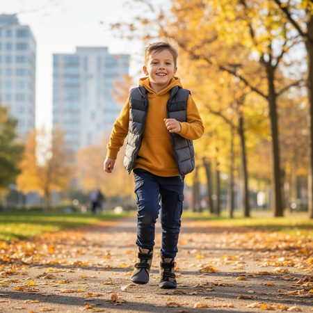 LEGUANO LEGUANITO SCIPPO ZIP Forester | Dětské celoroční barefoot boty