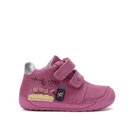 D.D.STEP S070-51253 CELOROČNÍ TENISKY Dark Pink | Dětské barefoot tenisky