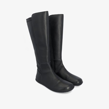 GROUNDIES MONA STRETCH Black | Dámské barefoot kozačky