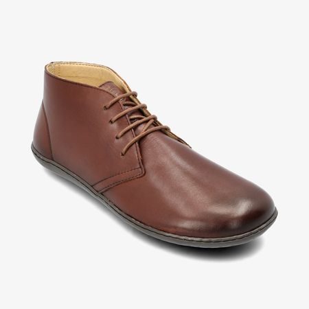 GROUNDIES MILANO MEN Camel | Kotníkové barefoot boty