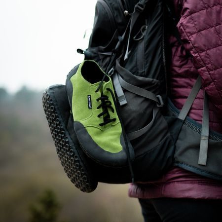 SALTIC OUTDOOR FLAT Green | Outdoorové barefoot boty