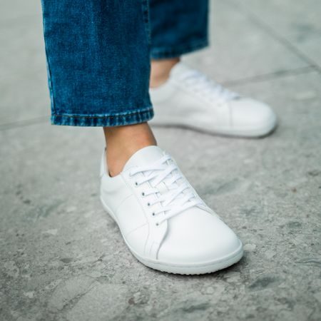 ANGLES LINOS White | Barefoot tenisky