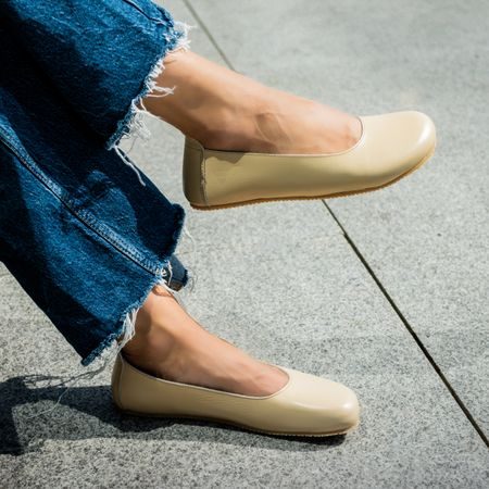 ANGLES ANTIOPA Beige | Dámské barefoot baleríny
