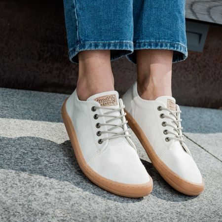 FRODDO SNEAKER VEGAN LACES II White | Barefoot tenisky