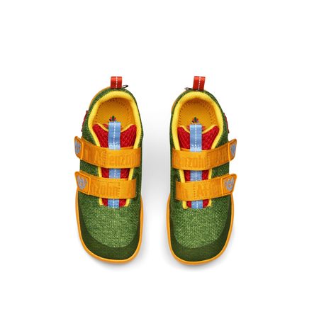 AFFENZAHN SNEAKER KNIT HAPPY PARADISE BIRD Green 3