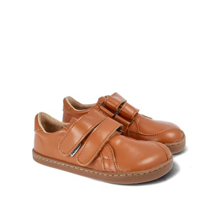 PEGRES CELOROČNÍ TENISKY BF54 0.1 Brown | Dětské barefoot tenisky