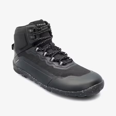 GROUNDIES ALL TERRAIN HIGH 2.0 Black | Barefoot pohorky