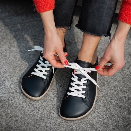 GROUNDIES BLAZE Barefoot + Black | Barefoot tenisky