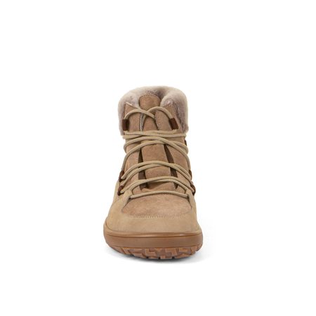 FRODDO UP FURRY W TEX Taupe | Zimní zateplené barefoot boty