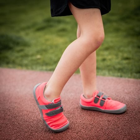BEDA TENISKY BF 0001/ST/W/OT LILLY Neon Pink | Dětské barefoot tenisky