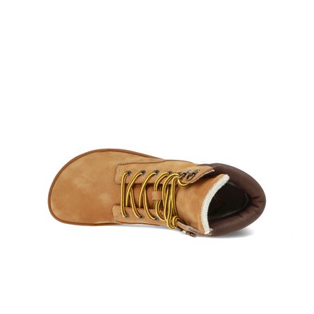 CRAVE UTAH WINTER Cognac | Zateplené zimní barefoot boty